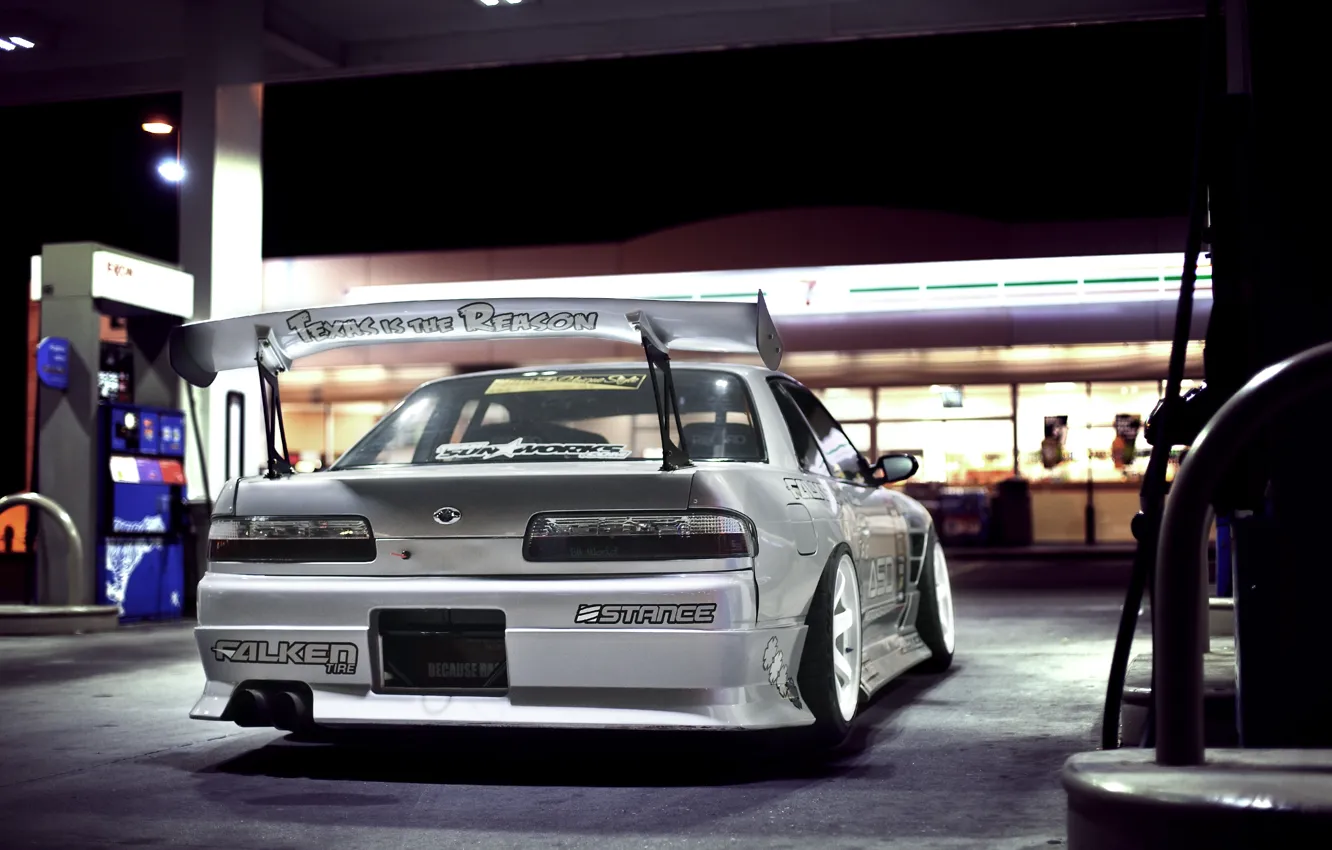 Photo wallpaper dressing, Machine, Silvia, Nissan, Nissan, Tuning, JDM, 180sx