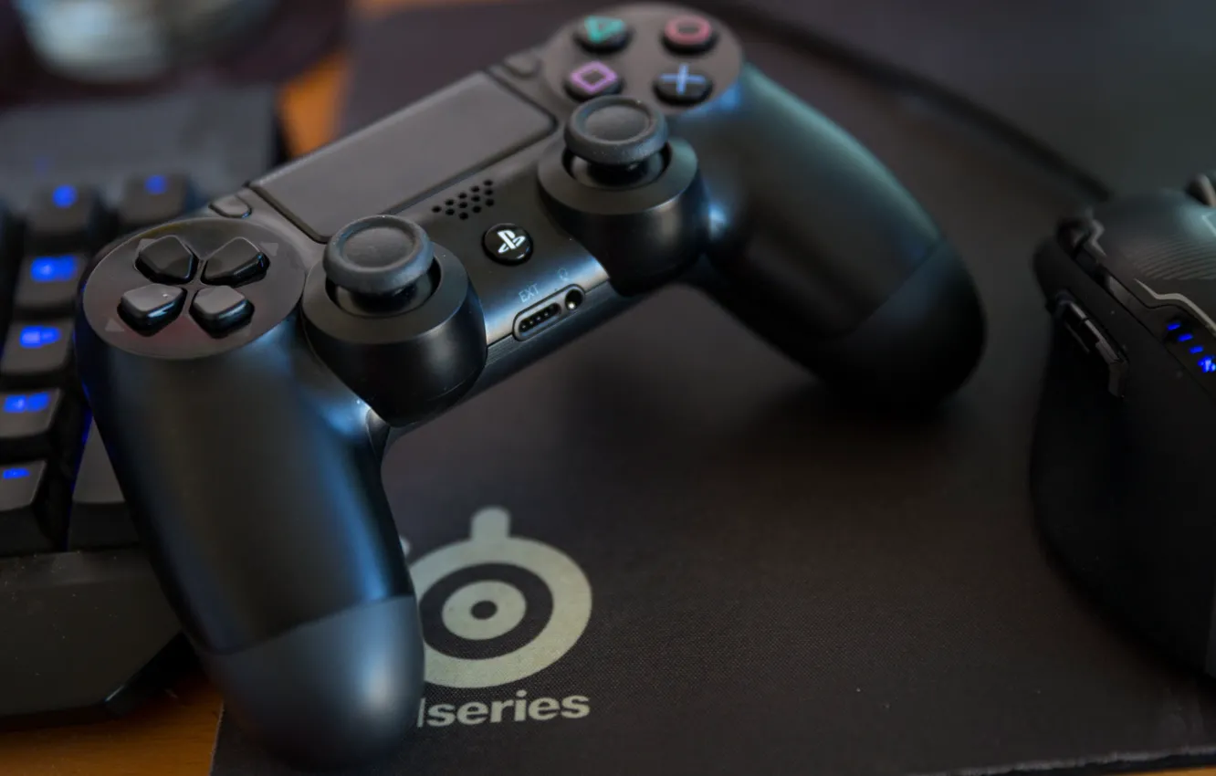 Photo wallpaper Sony, PS4, Dualshock