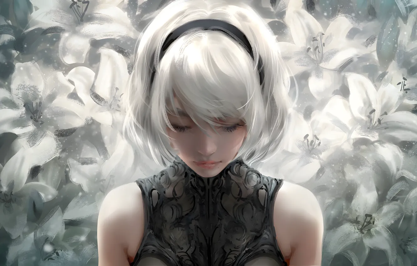 Photo wallpaper girl, games, blonde