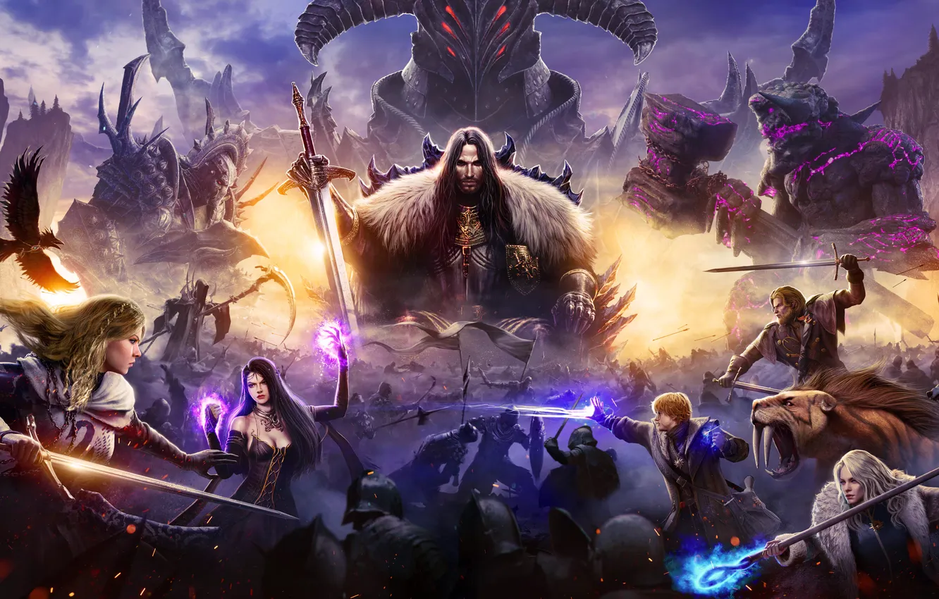 Photo wallpaper Games, Video Game, 2024 Games, Throne and Liberty