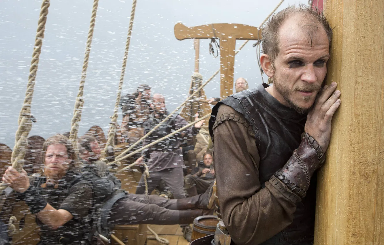 Photo wallpaper the series, drama, Vikings, historical, The Vikings, Floki, Gustaf Skarsgård