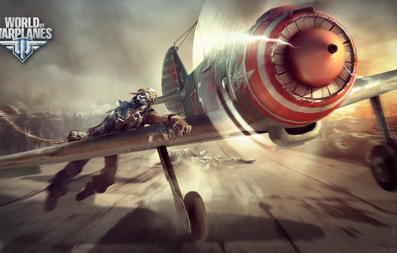 Photo wallpaper Zombies, Technique, The plane, Wargaming Net, World of Warplanes, World Of Aircraft, WoWP