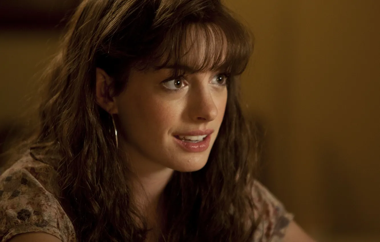 Photo wallpaper Anne Hathaway, still from the film, Anne Hathaway, One day, One Day