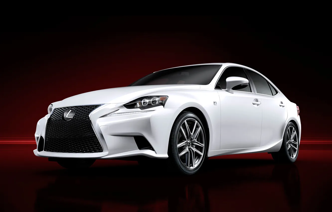 Photo wallpaper auto, white, Lexus, white, Lexus, F-Sport, IS 250