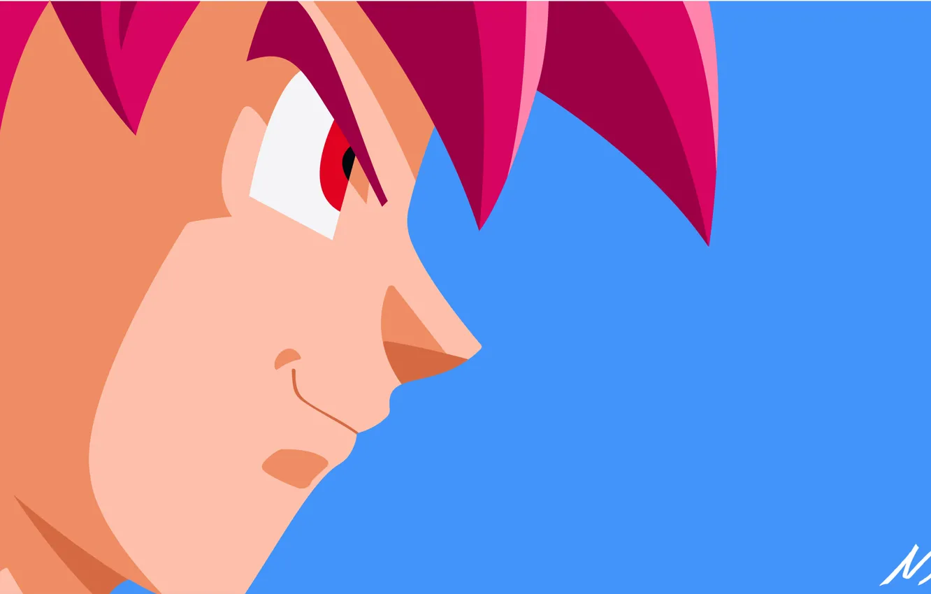 Photo wallpaper background, profile, guy, Dragon Ball, Dragonball