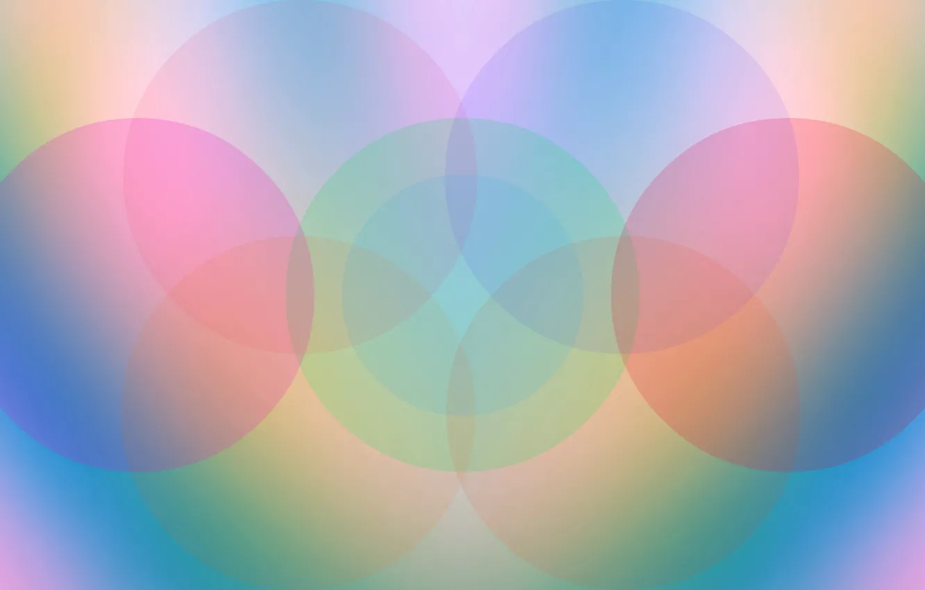 Photo wallpaper circles, background, color