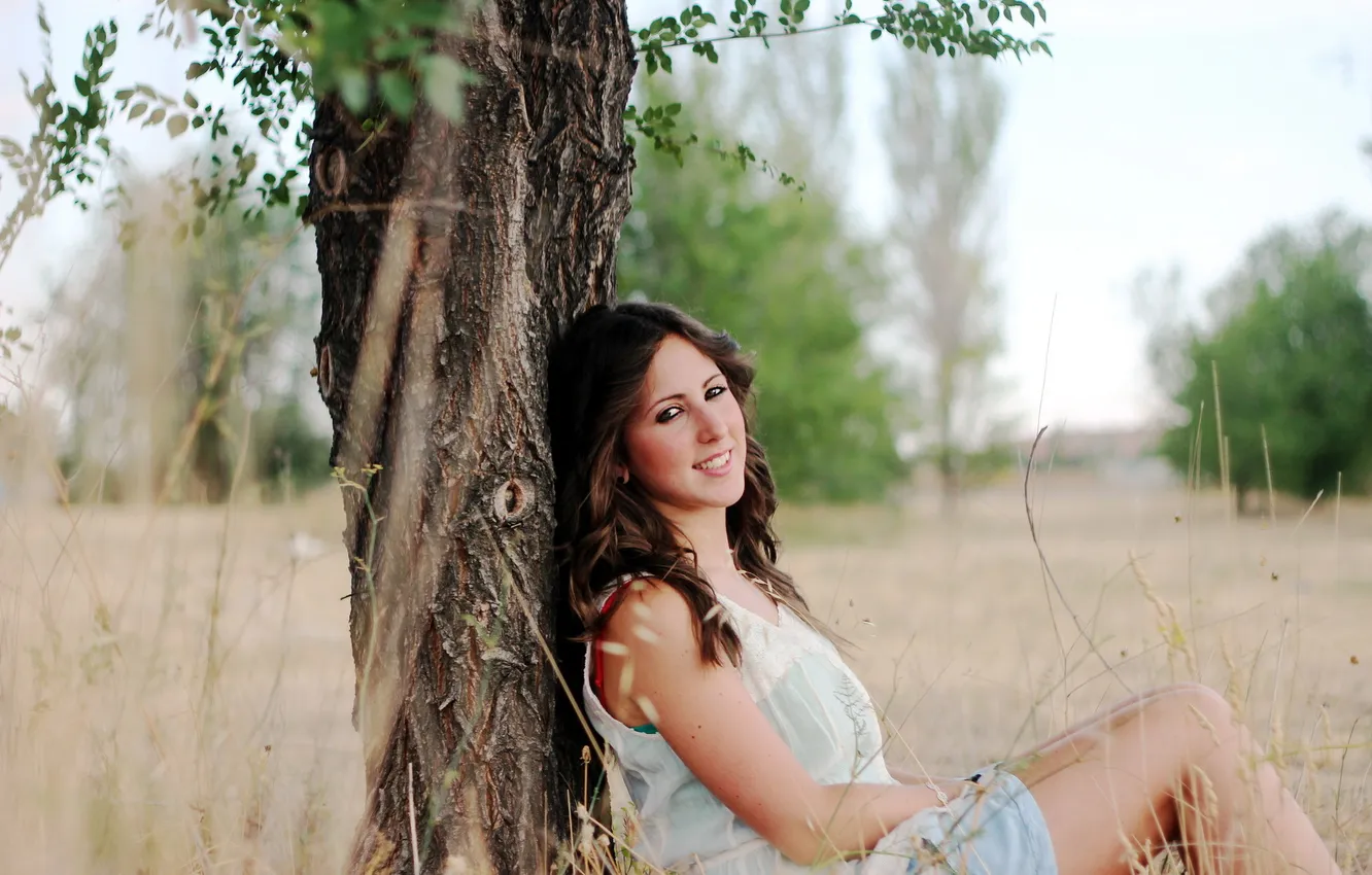 Photo wallpaper summer, girl, smile