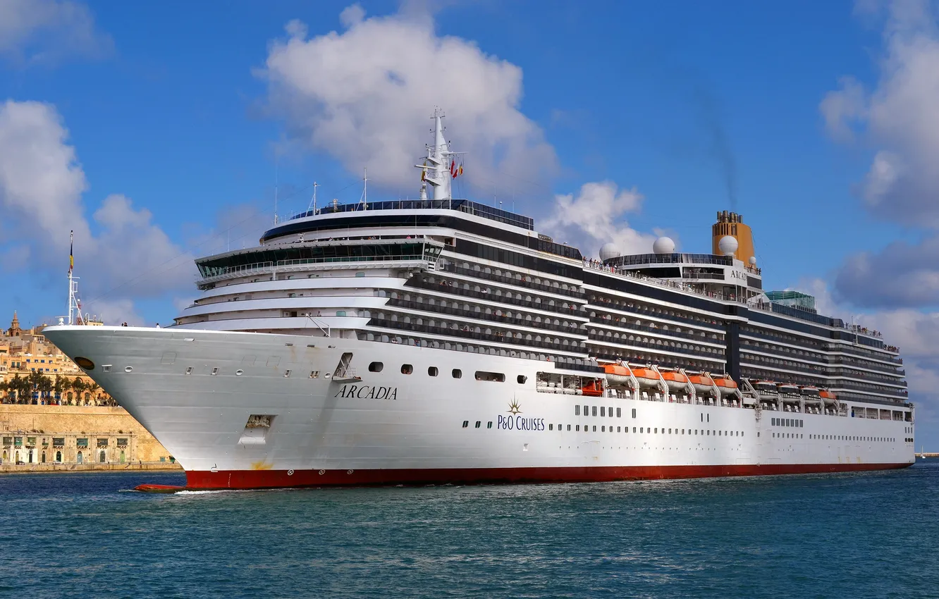 Photo wallpaper photo, ship, cruise liner, Arcadia
