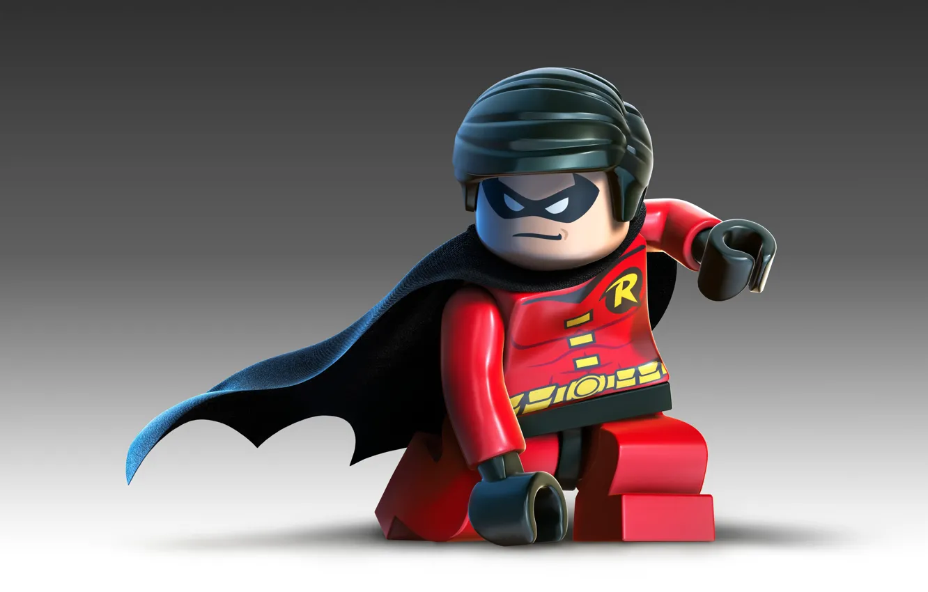 Photo wallpaper Batman, Batman, cloak, Batman, LEGO, Lego, Robin, Robin