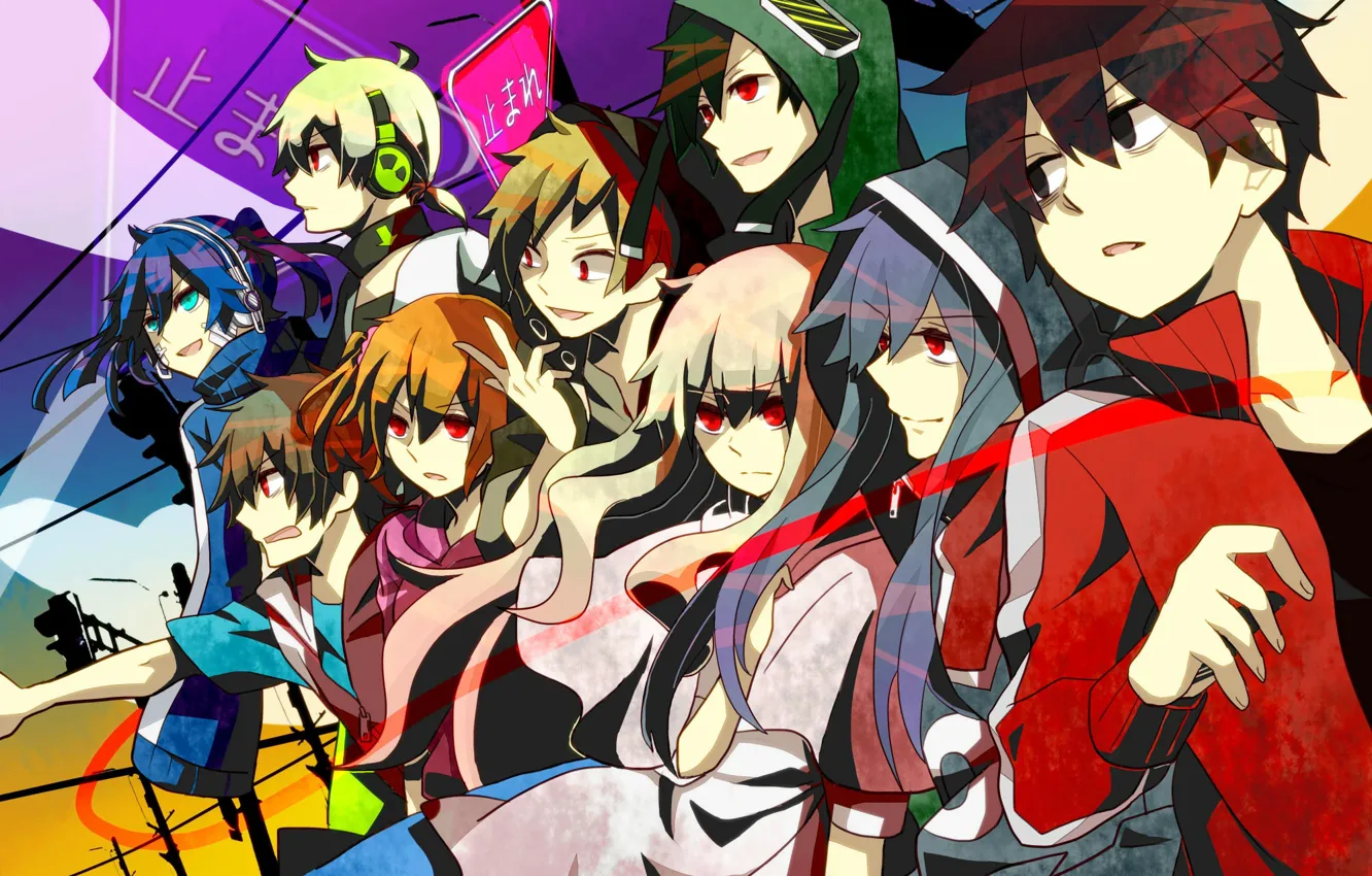 Photo wallpaper anime, art, characters, kagerou project, The project "hot Fog", Project a Sultry mist