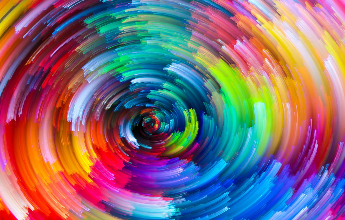 Photo wallpaper colors, colorful, abstract, rainbow, splash, painting