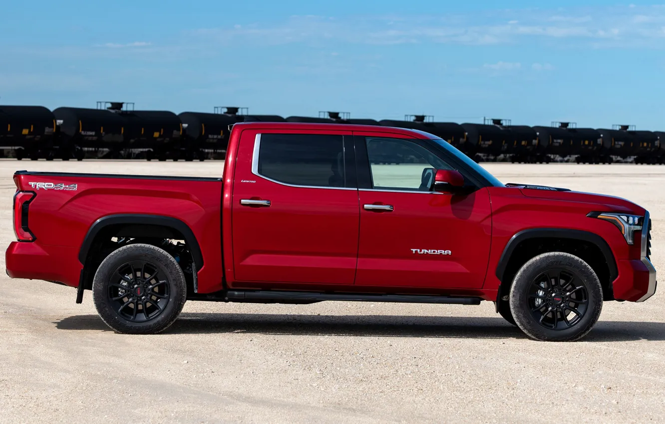 Photo wallpaper Toyota, pickup, tundra, Toyota, exterior, Tundra, Limited, CrewMax