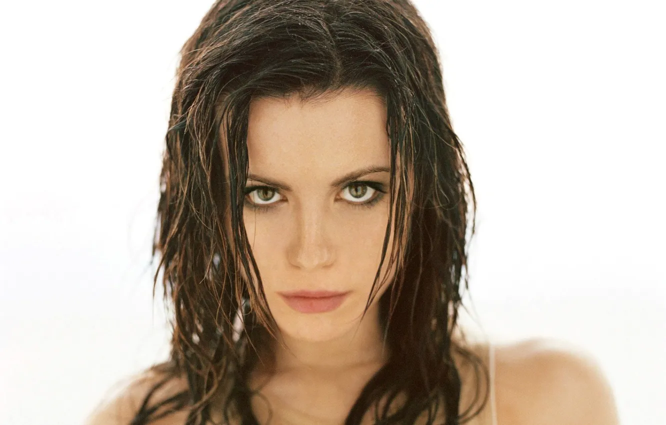 Photo wallpaper face, wet hair, Kate Beckinsale