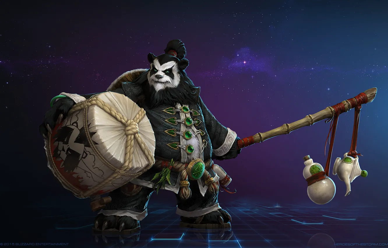 Photo wallpaper Blizzard, warcraft, wow, Mr--Jack, Legendary Brewmaster, World of WarCraft, Pandaren, Mr Jack