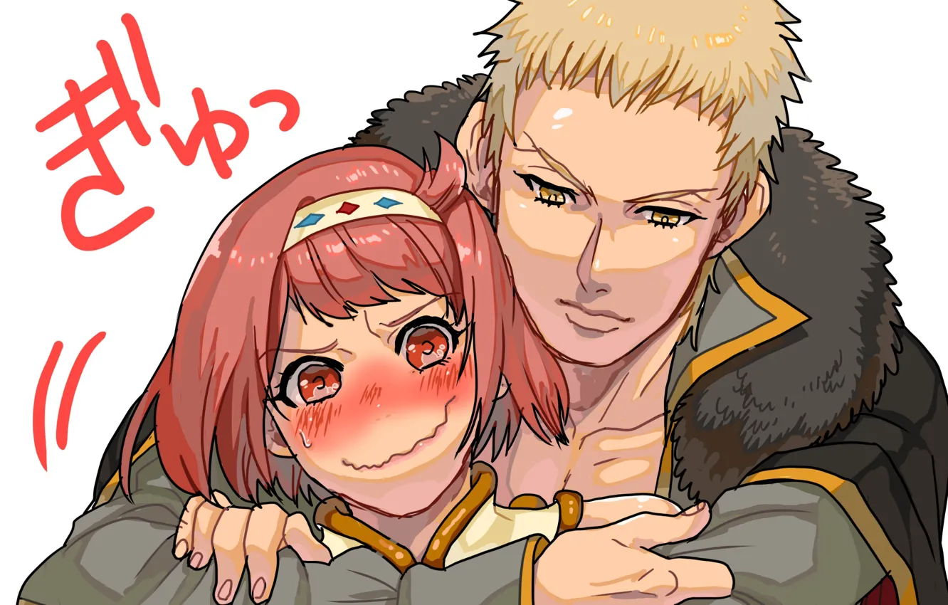 Photo wallpaper girl, guy, two, Shingeki no Bahamut, Shingeki no Bahamut - Virgin Soul