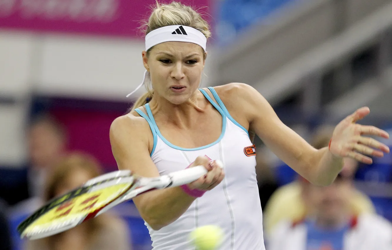 Photo wallpaper sport, tennis, Maria Kirilenko, Adidas