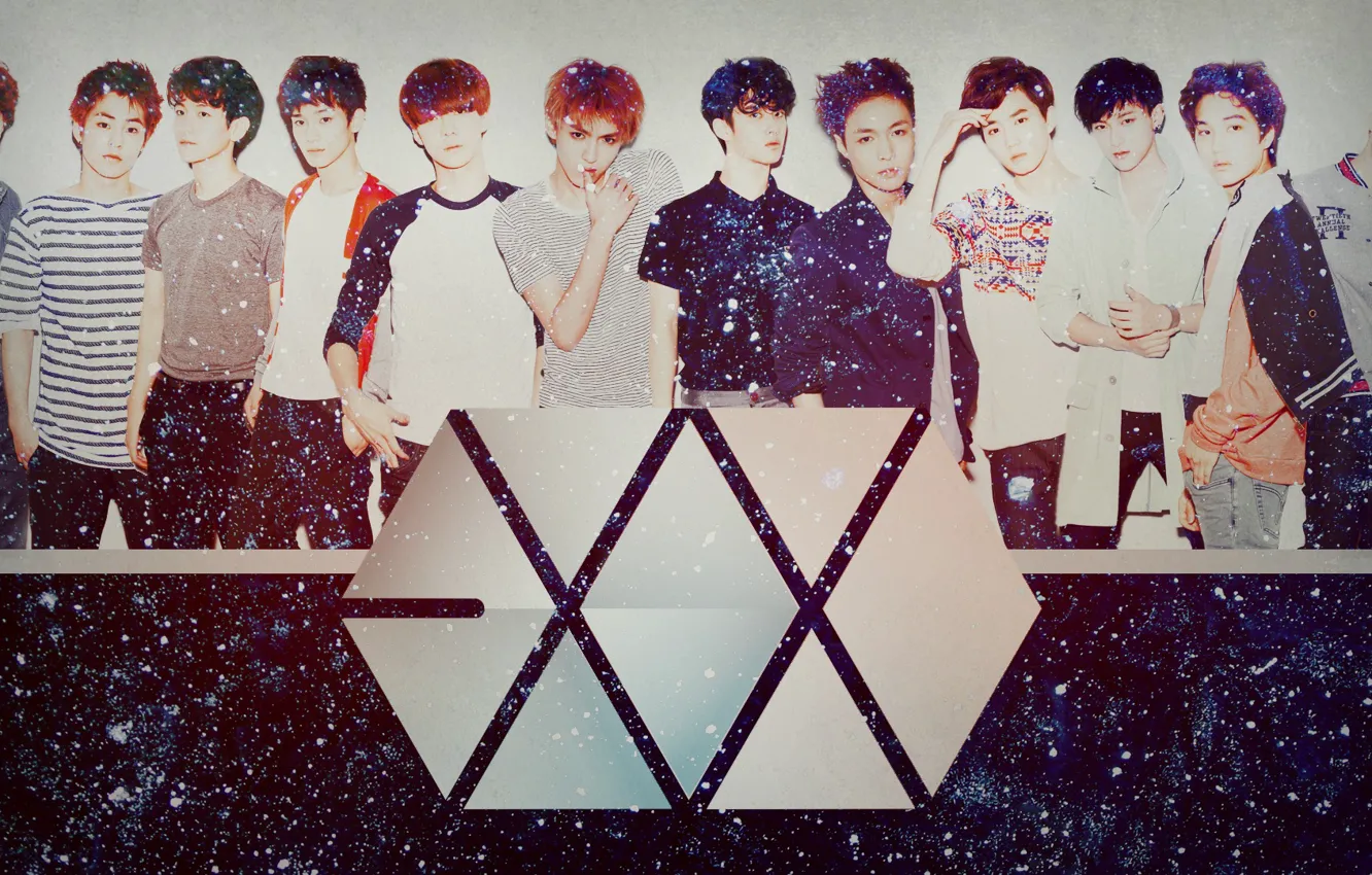 Photo wallpaper kpop, exo m, luhan, sehun, exo k, exo
