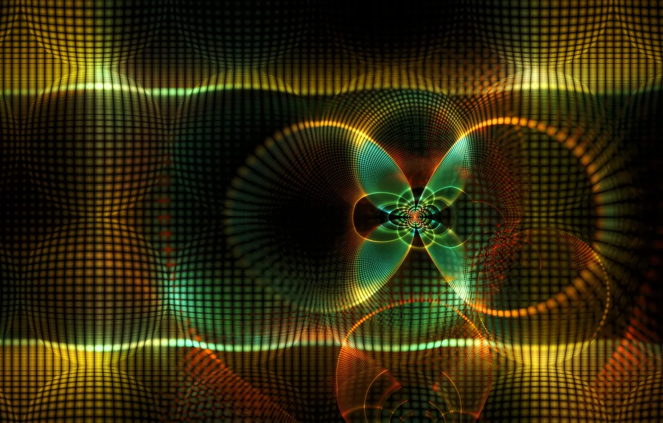 Photo wallpaper abstract, color, fractal