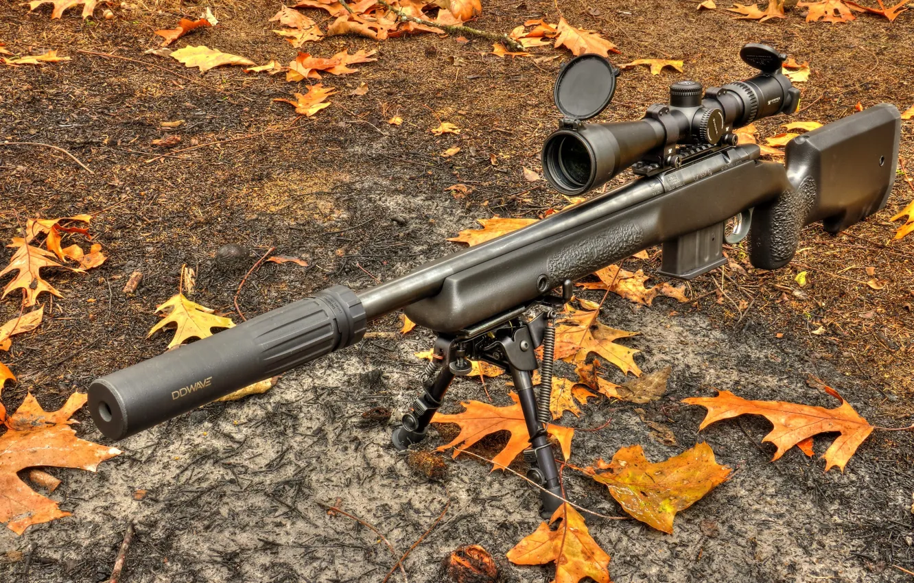 Photo wallpaper optics, rifle, Daniel Defense