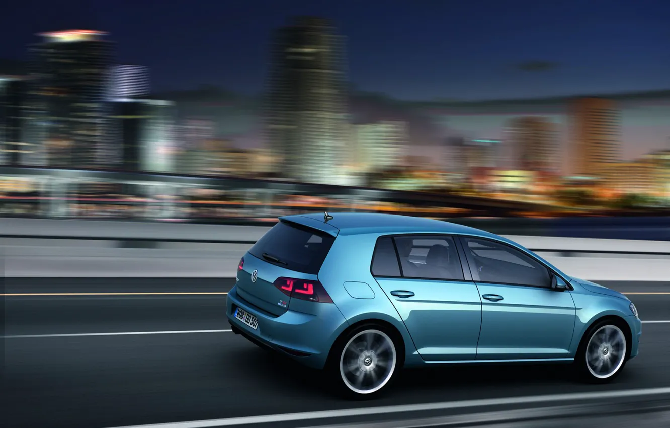 Photo wallpaper 2012, back, Golf_7, Hatch