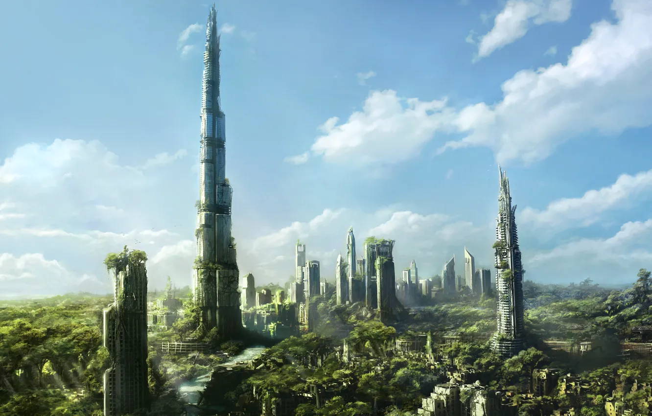 Photo wallpaper the city, Dubai, Dubai