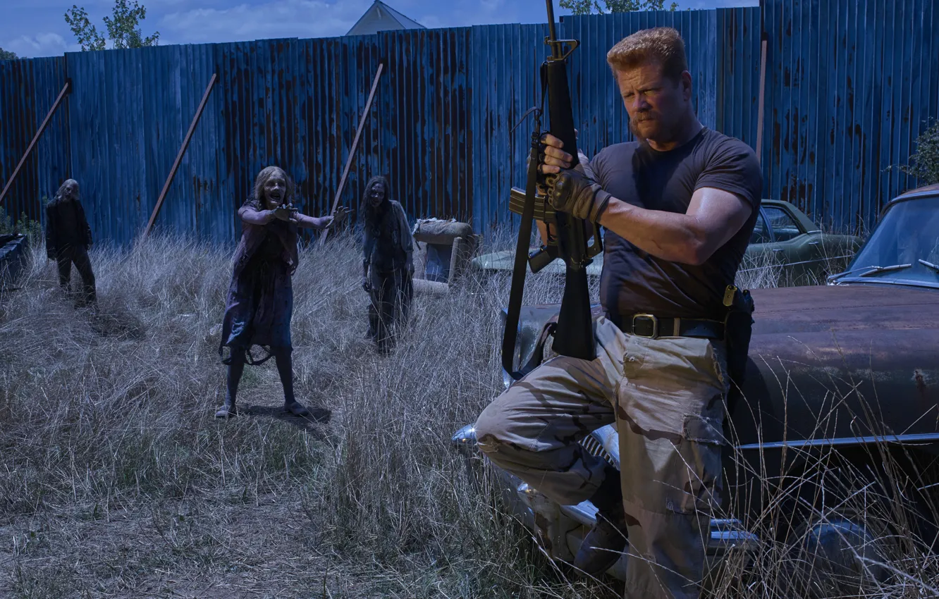 Photo wallpaper The Walking Dead, The walking dead, Michael Cudlitz, Abraham