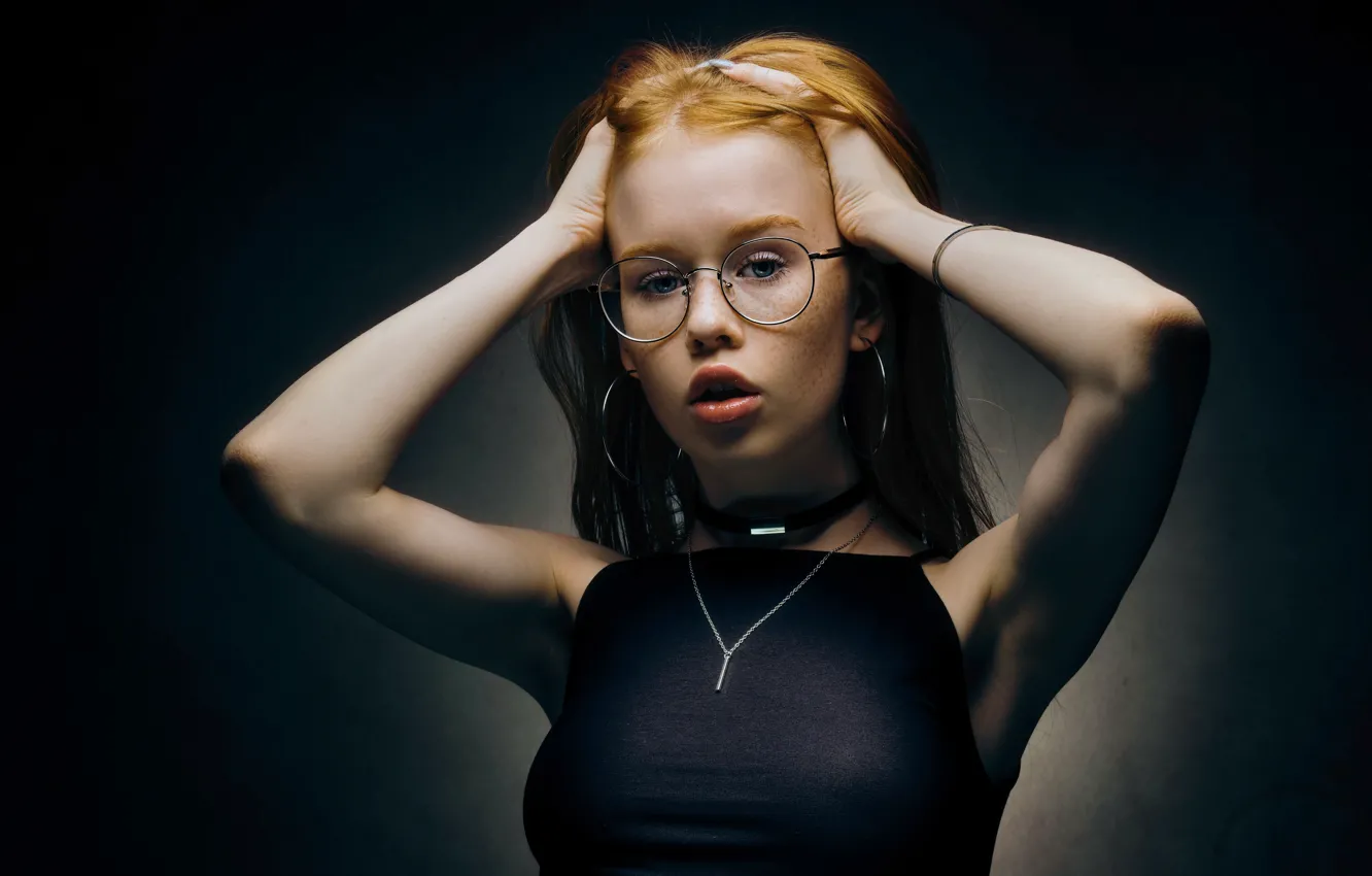 Photo wallpaper look, girl, Lisa