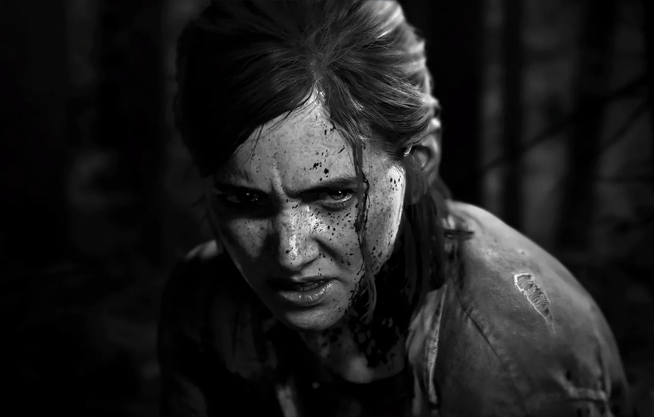 Photo wallpaper Naughty Dog, Ellie, PS4, The Last of US Part II