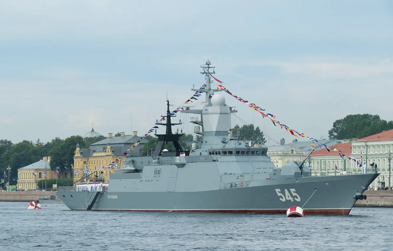 Photo wallpaper parade, Navy, Corvette, Resistant