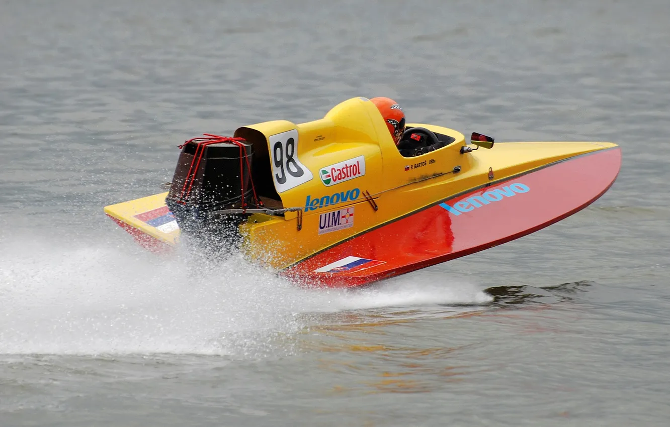 Photo wallpaper race, boat, speed