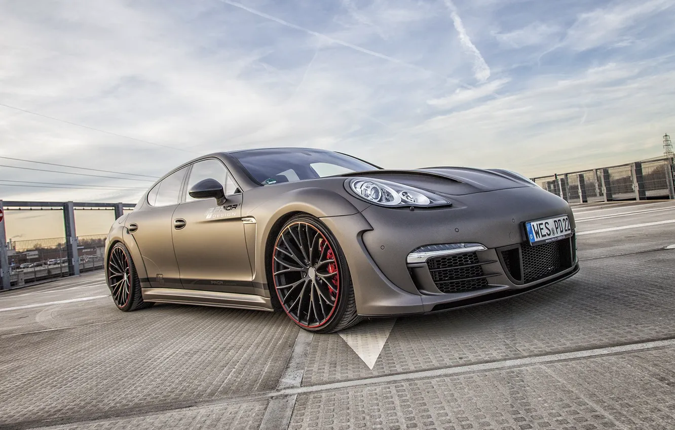 Photo wallpaper Porsche, Panamera, Prior600, Tubro