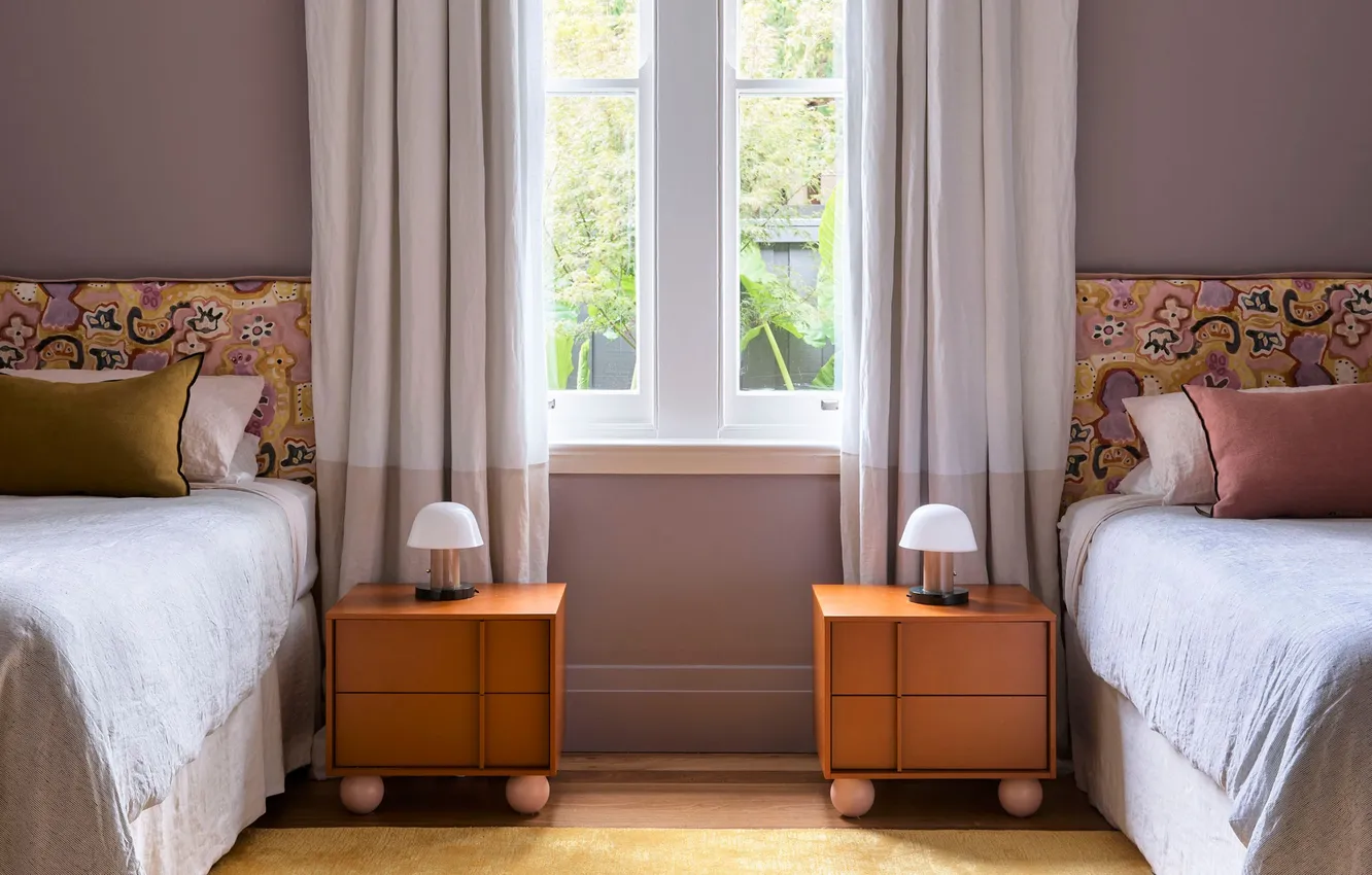 Photo wallpaper design, style, room, interior, bedroom