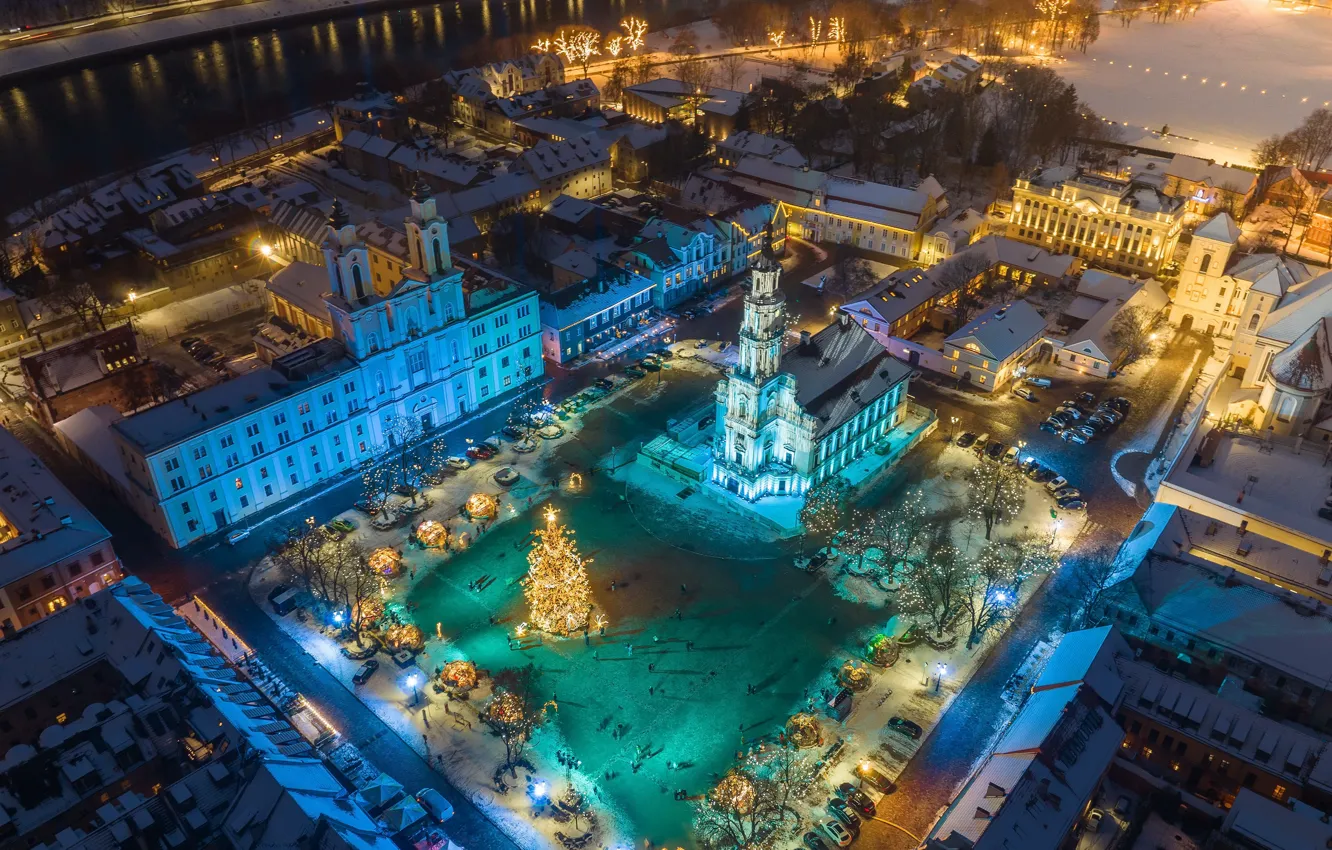 Photo wallpaper Lithuania, Kaunas, for holidays