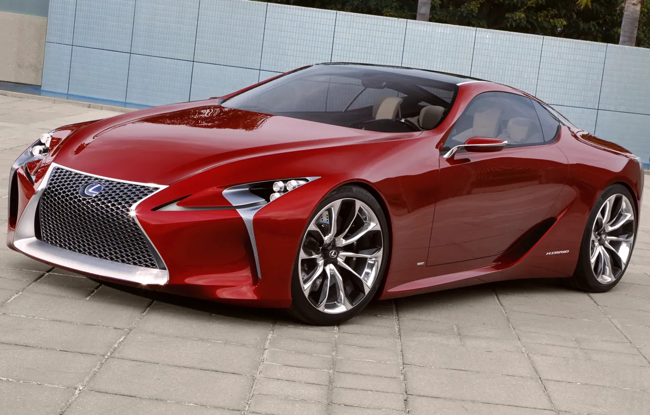 Photo wallpaper Concept, red, Lexus, the concept, Lexus, LF-LC