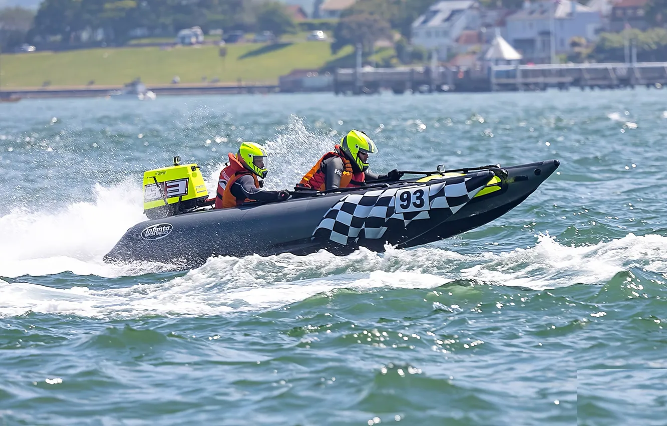 Photo wallpaper race, boat, speed