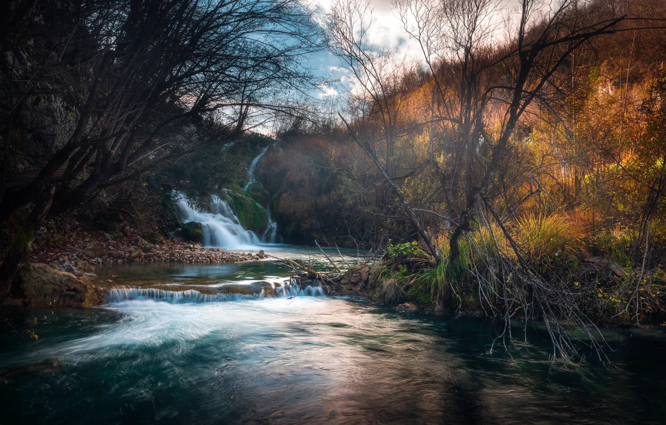 Photo wallpaper nature, Croatia, Plitvice Lakes