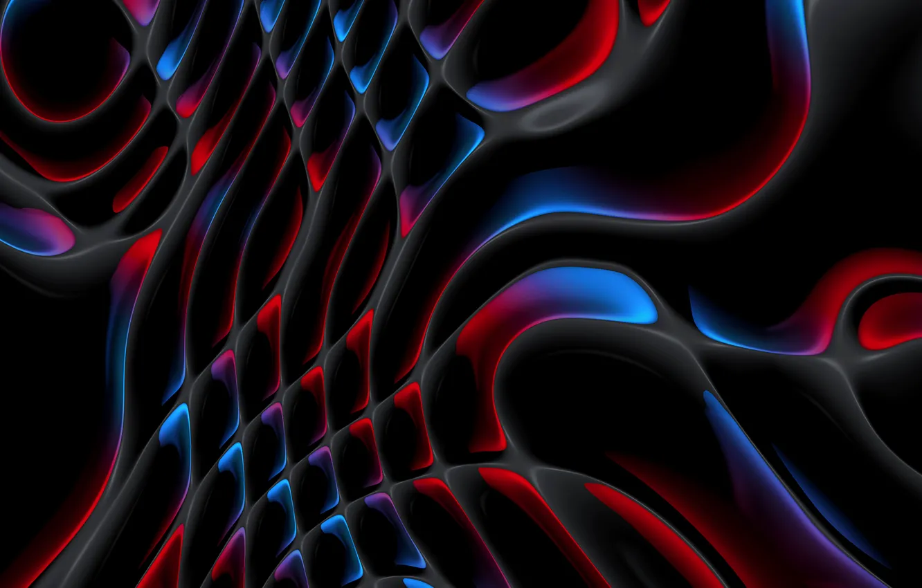 Photo wallpaper light, line, color, curves, twilight, the volume
