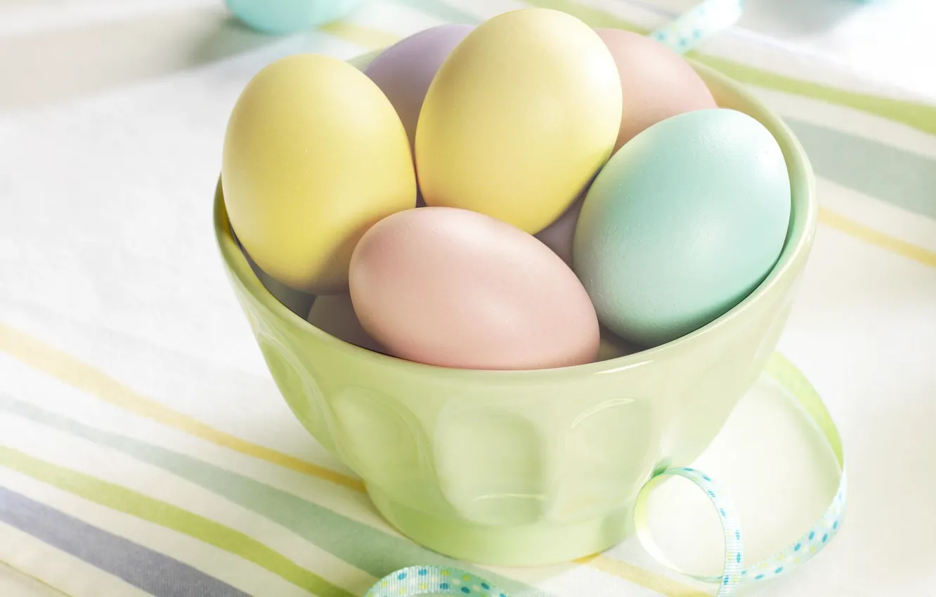 Photo wallpaper table, holiday, eggs, Easter, eggs, Easter