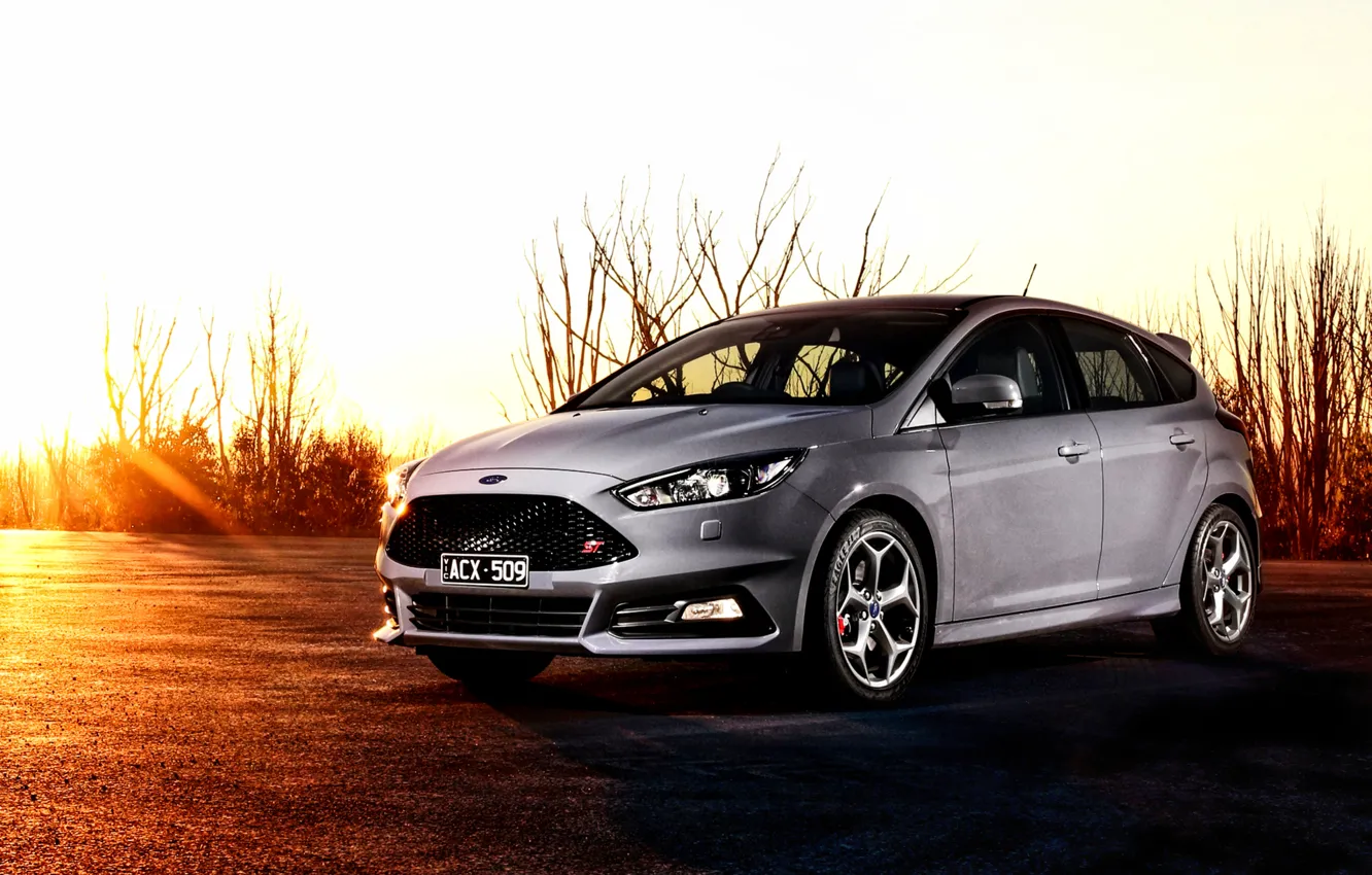 Photo wallpaper Ford, focus, Focus, Ford, AU-spec, 2015