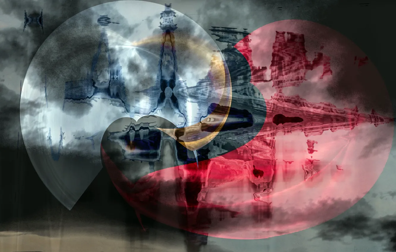 Photo wallpaper abstraction, color, form