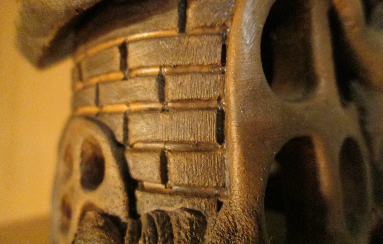 Photo wallpaper brick, house, candle holder, ceramics