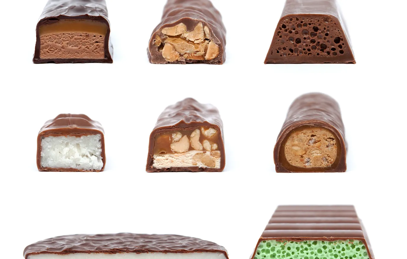 Photo wallpaper Chocolate, Candy, Sweets, Food