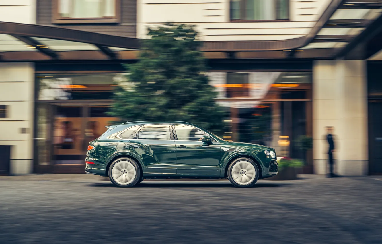 Photo wallpaper Bentley, Bentayga, Bentley Bentayga Hybrid Peninsula London