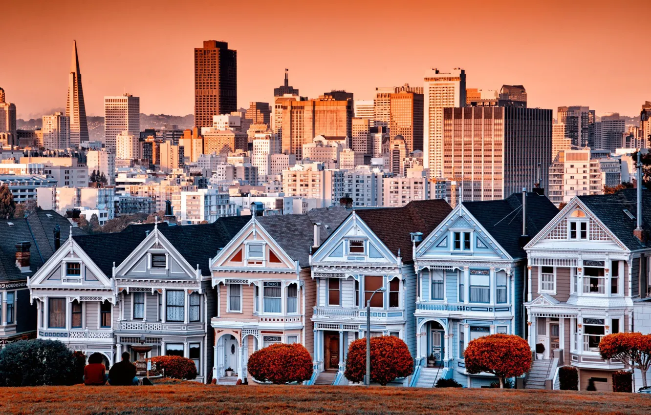 Photo wallpaper city, One, moden