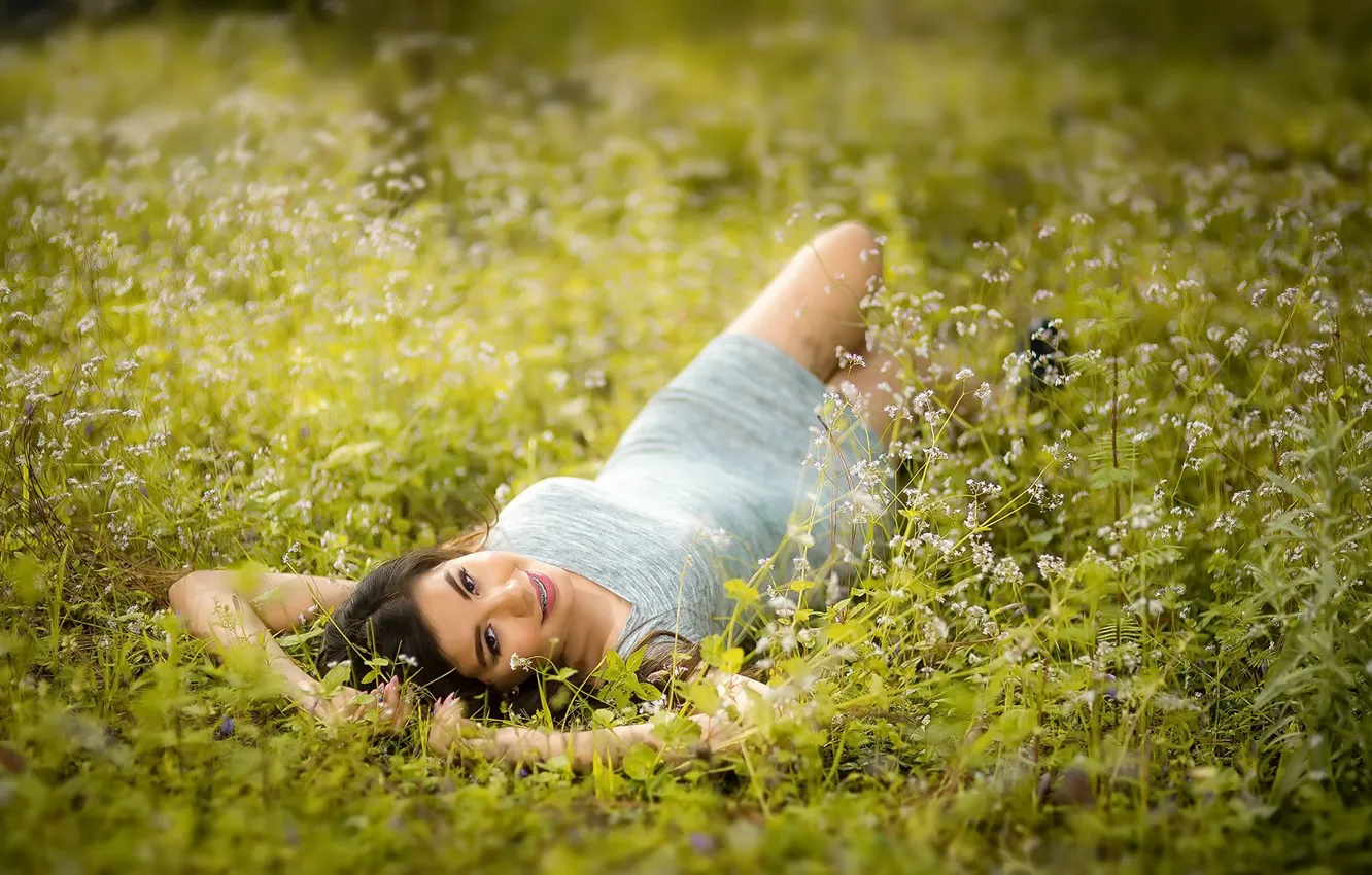 Photo wallpaper summer, girl, Katya