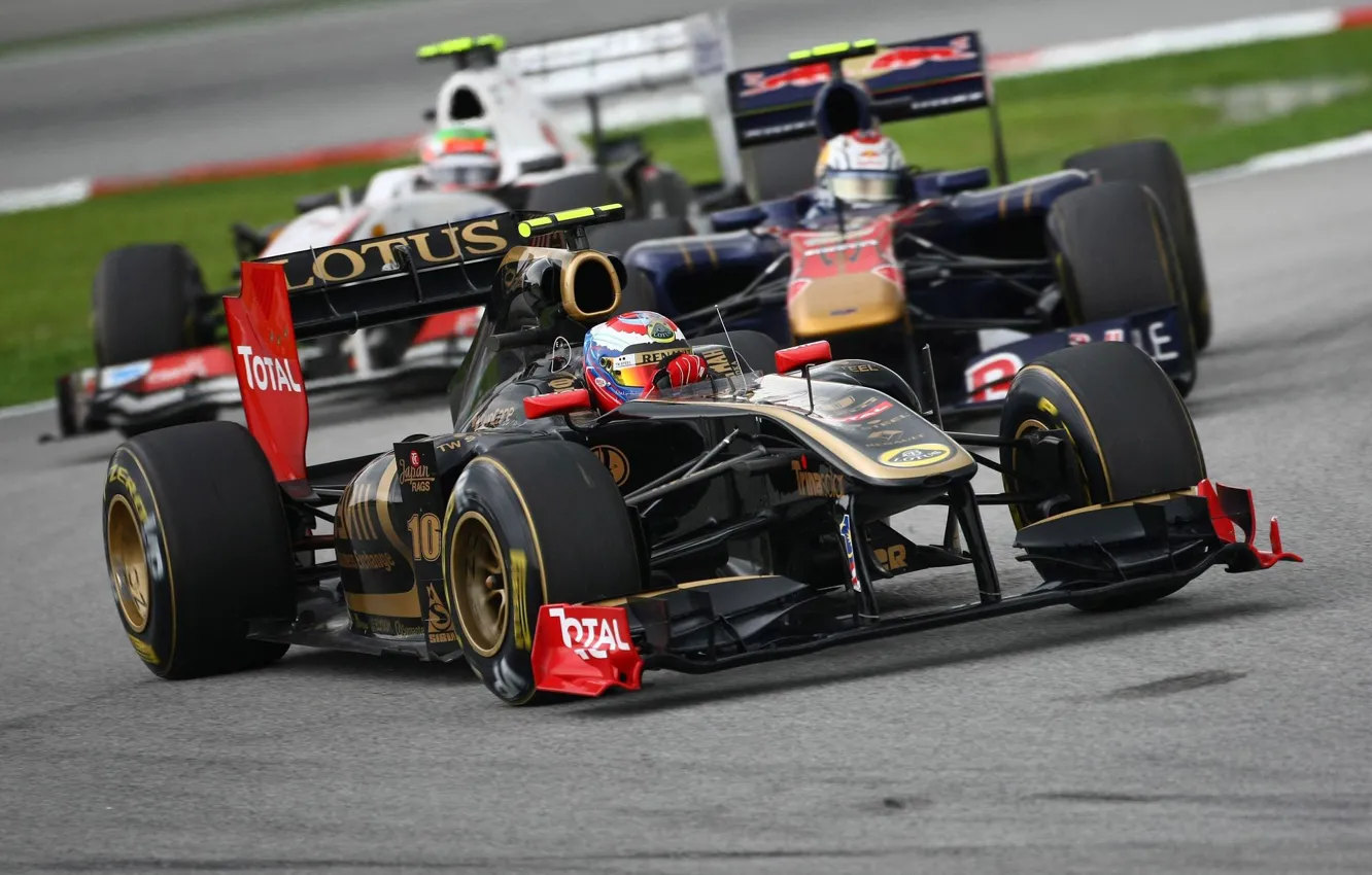 Photo wallpaper photo, race, speed, track, the car, Formula-1, track, Formula 1