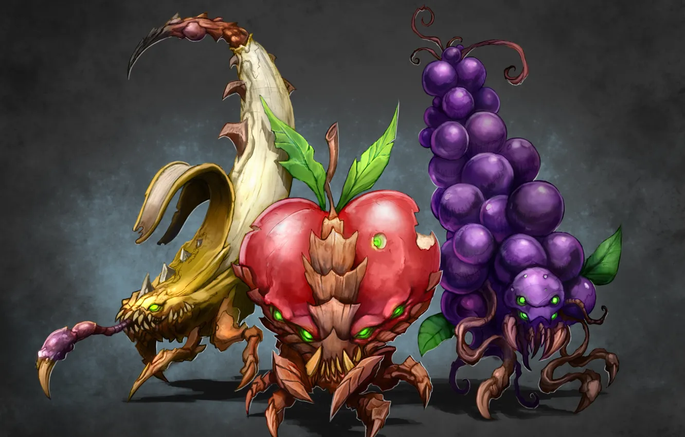 Photo wallpaper fruit, Zerg, starcraft2, fruit-dealer