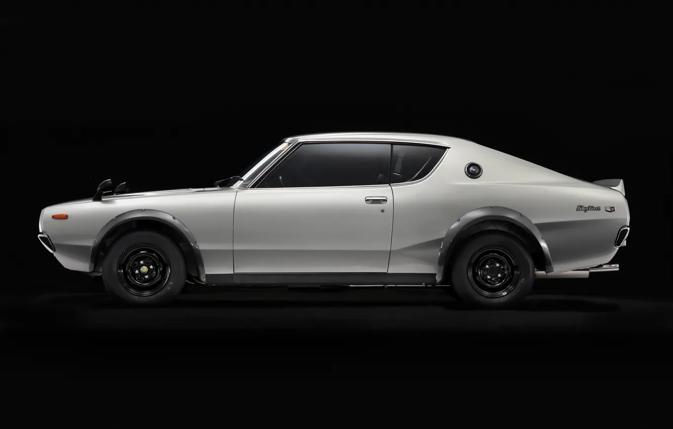 Photo wallpaper Nissan, side view, Skyline, 2000GT-R, Nissan Skyline 2000 GT-R