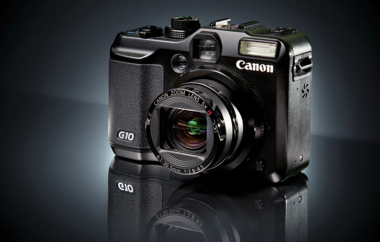 Photo wallpaper macro, cameras, Canon