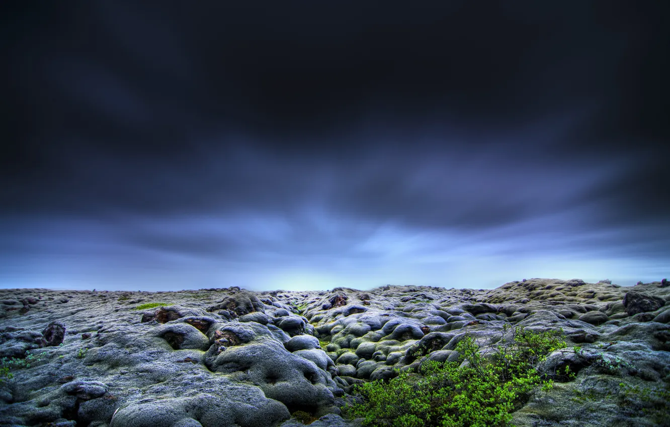 Photo wallpaper the sky, nature, stones, horizon